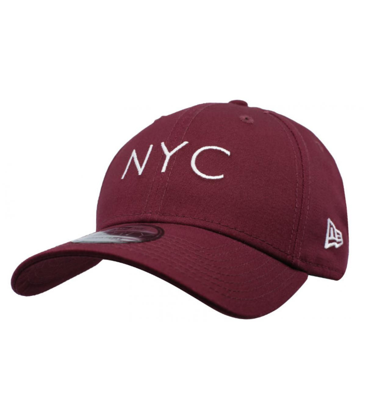 NYC NE Ess 9Forty maroon New Era